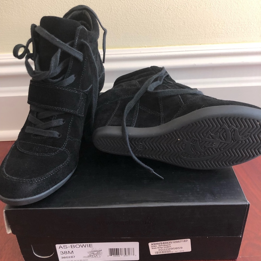 Ash Bowie wedge sneakers Black/black